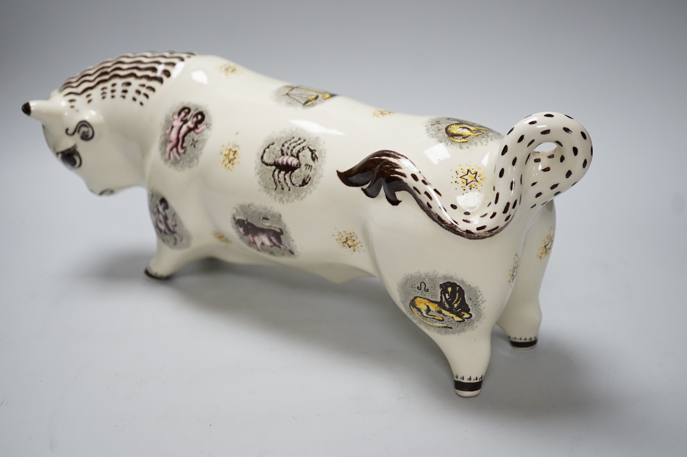 Arnold Machin for Wedgwood. A Zodiac bull, 39cm long